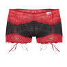 CandyMan Boxer Dentelle Hymen Rouge et Noir